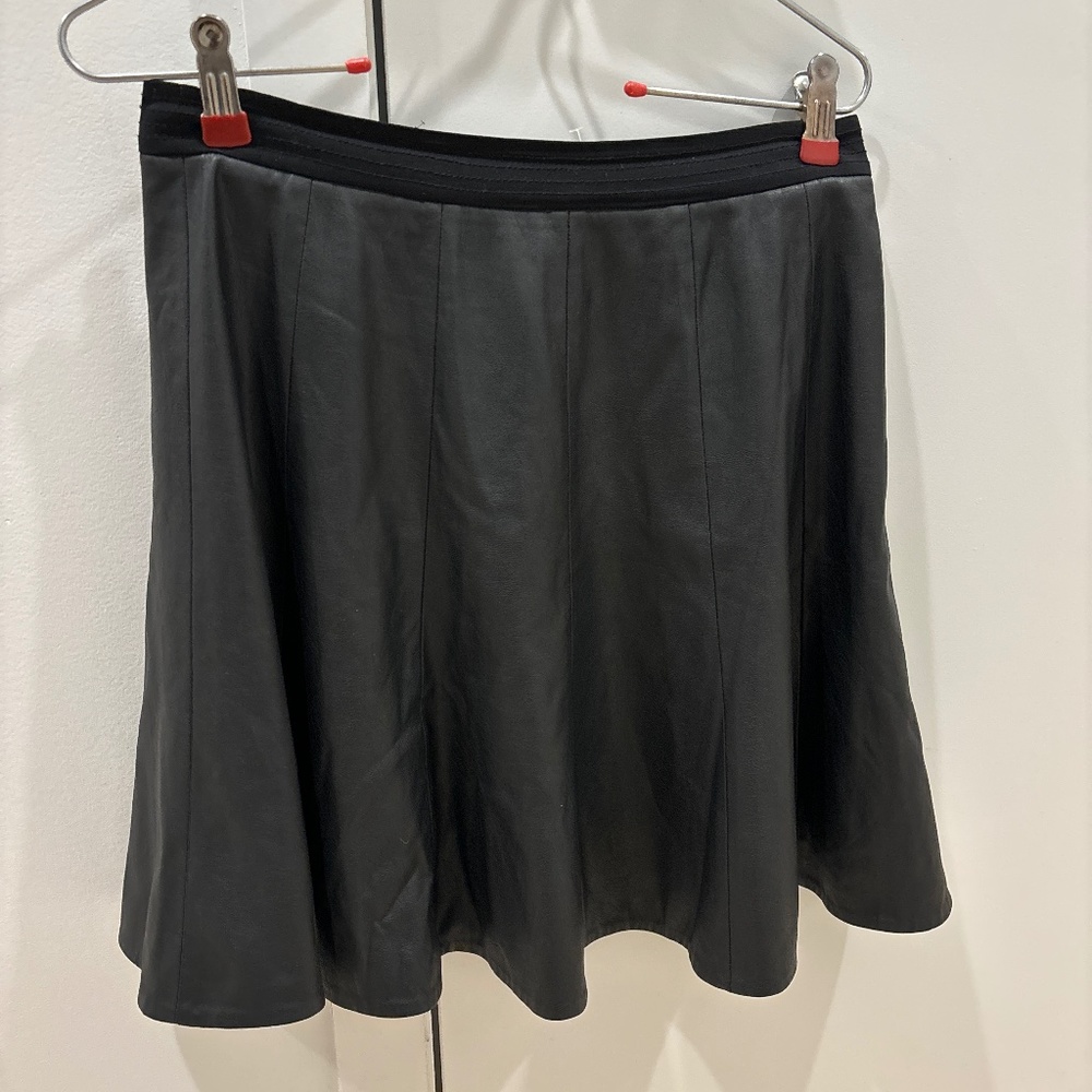 Rebecca Taylor Faux leather miniskirt